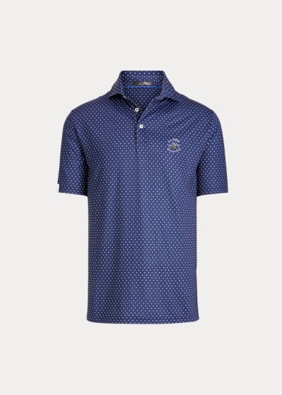 Polos Ralph Lauren Hombre Azul Marino / Blancos Rayas - Classic Fit Performance - AHIJD4107